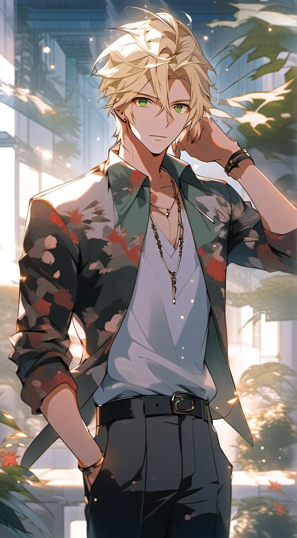 ai character: Justin background