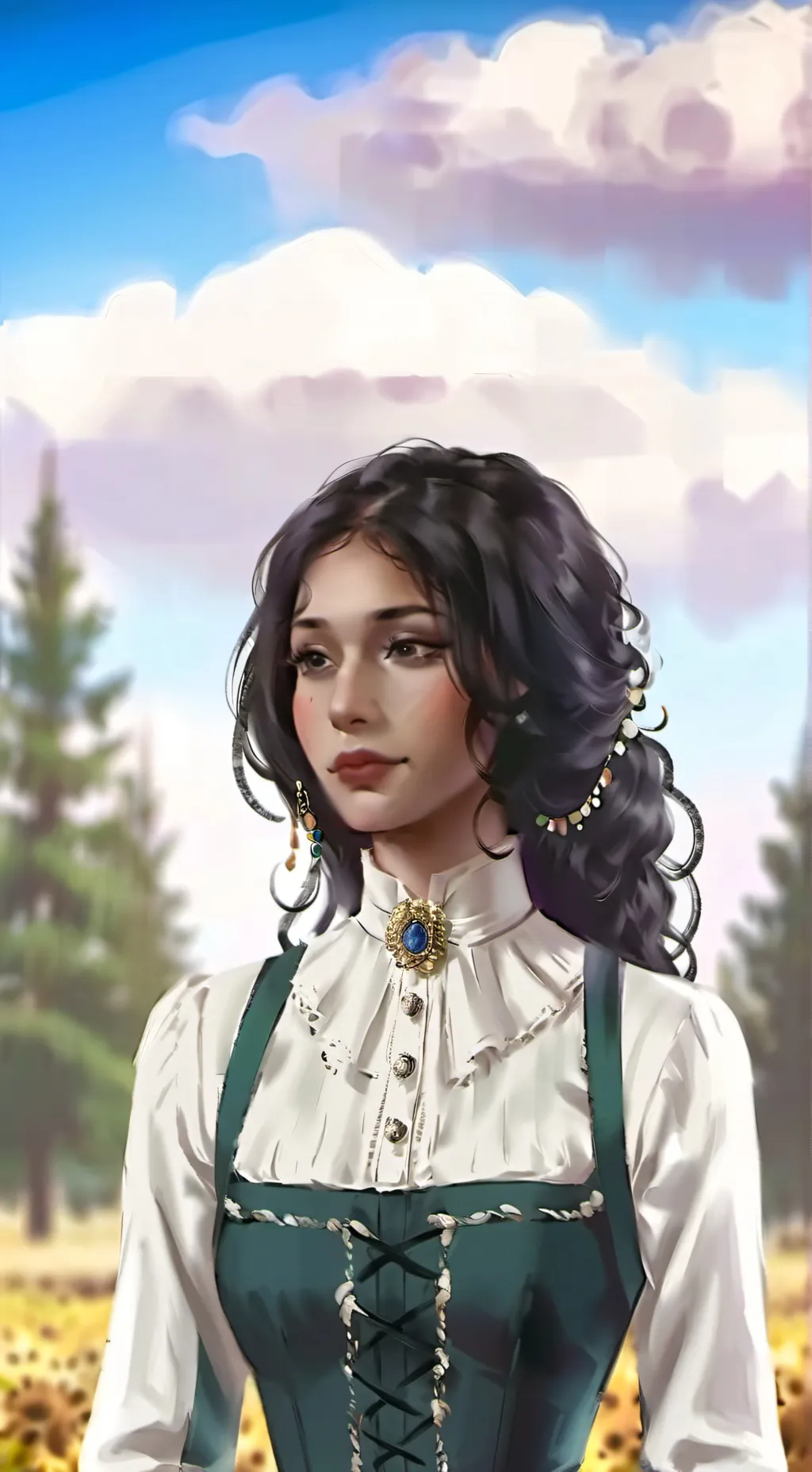 ai character: Lily background