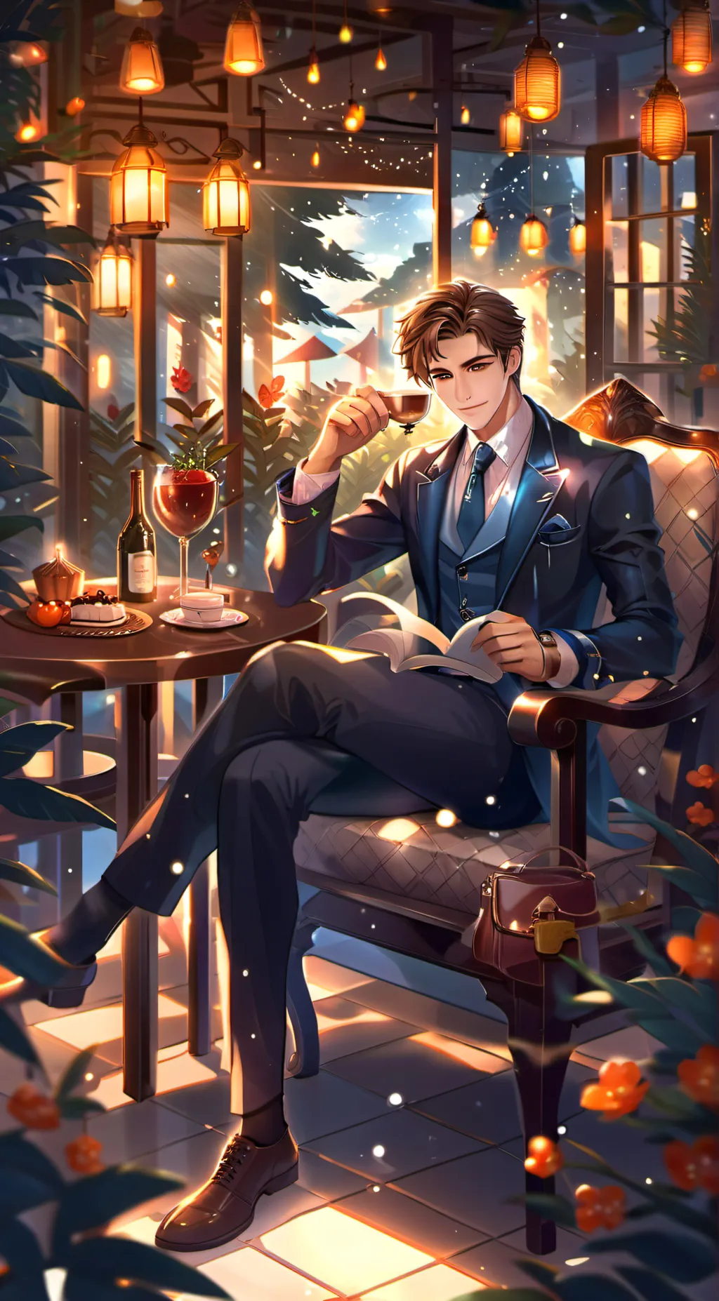 ai character: Mr Kim background