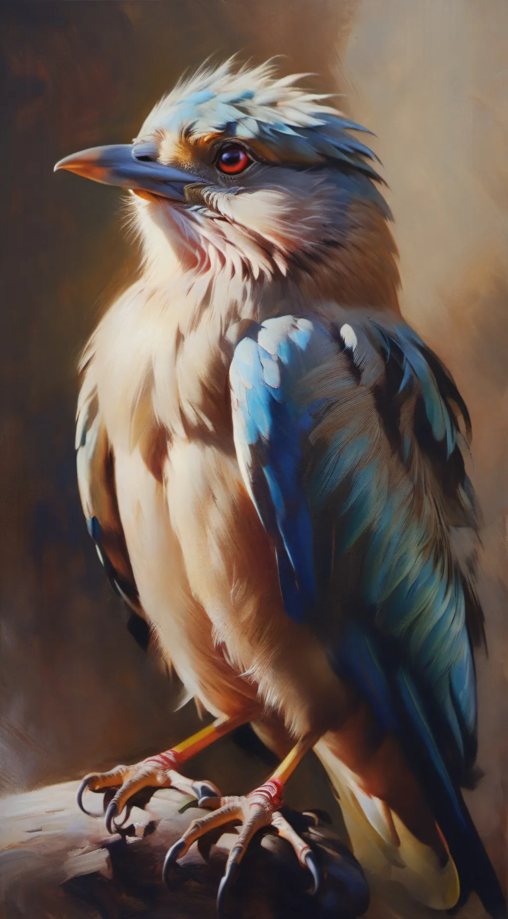 ai character: Bird background