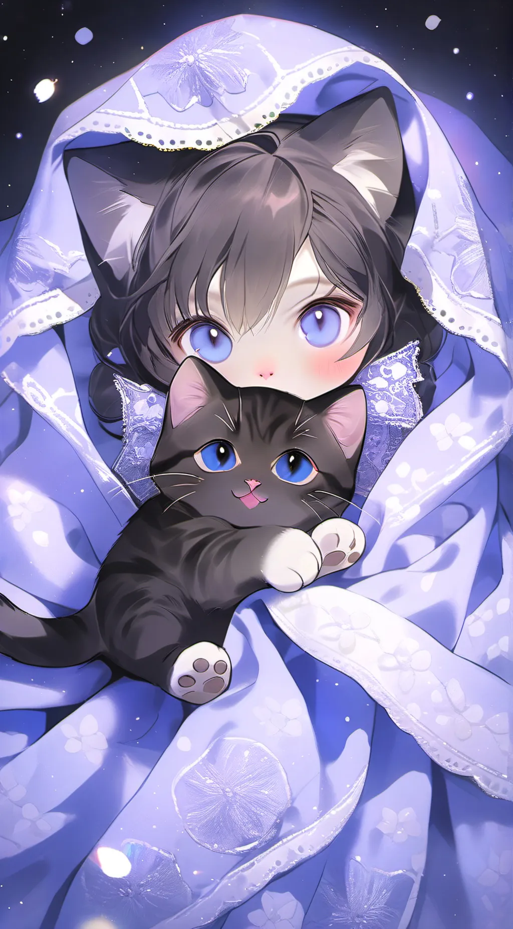 ai character: Grace & Night background