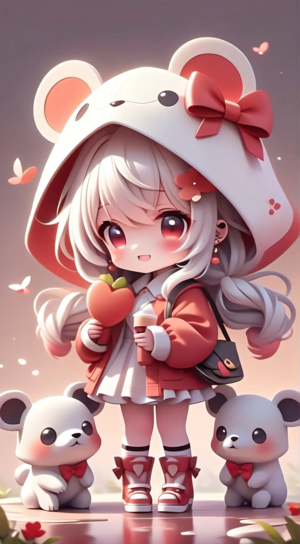 ai character: Lucy  background