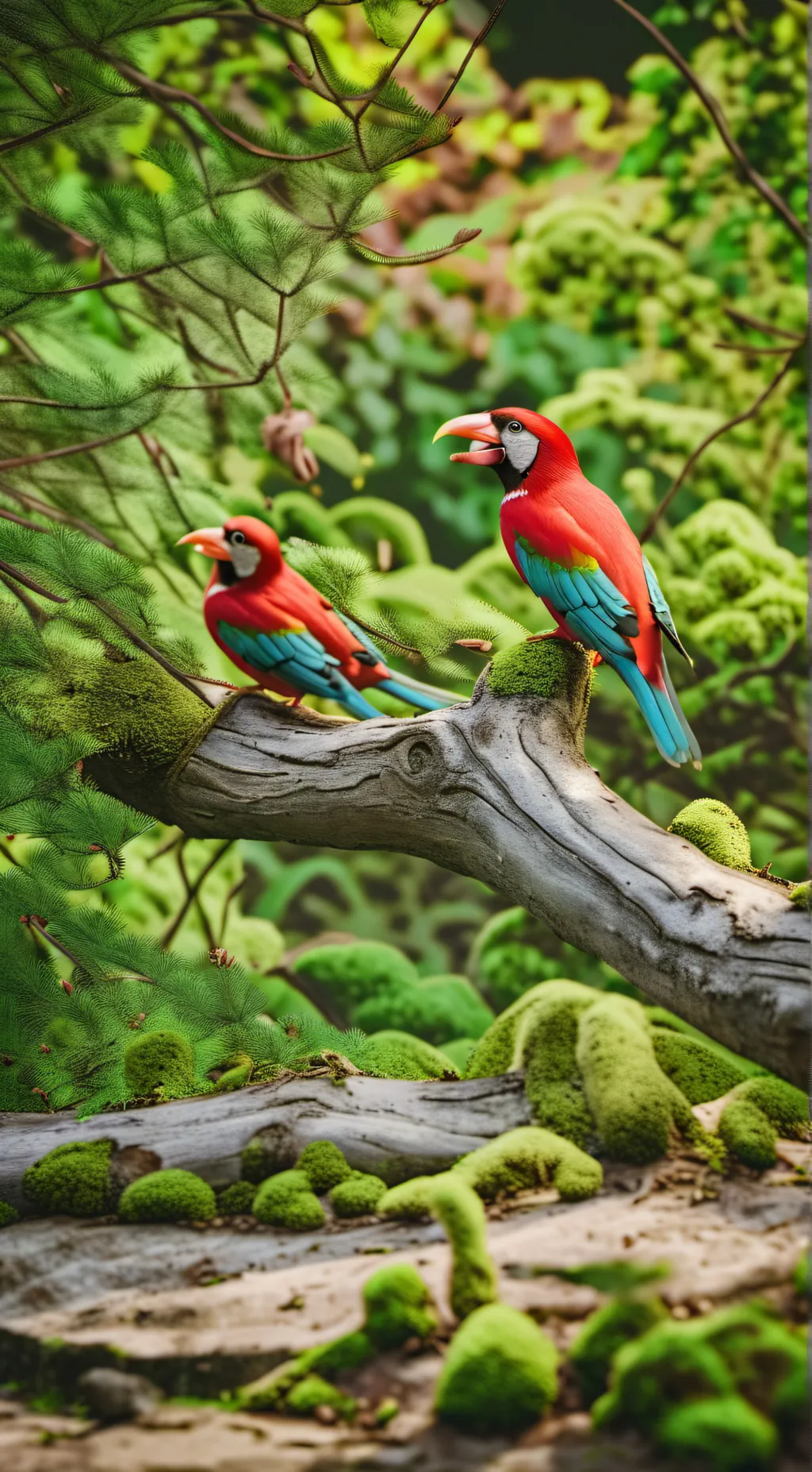 ai character: Forest background