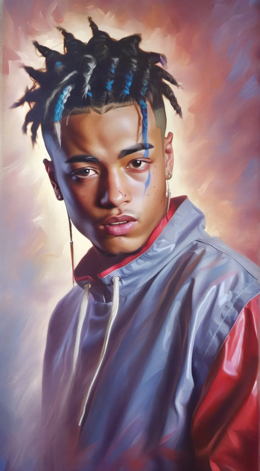 ai character: XXXTENTACION  background