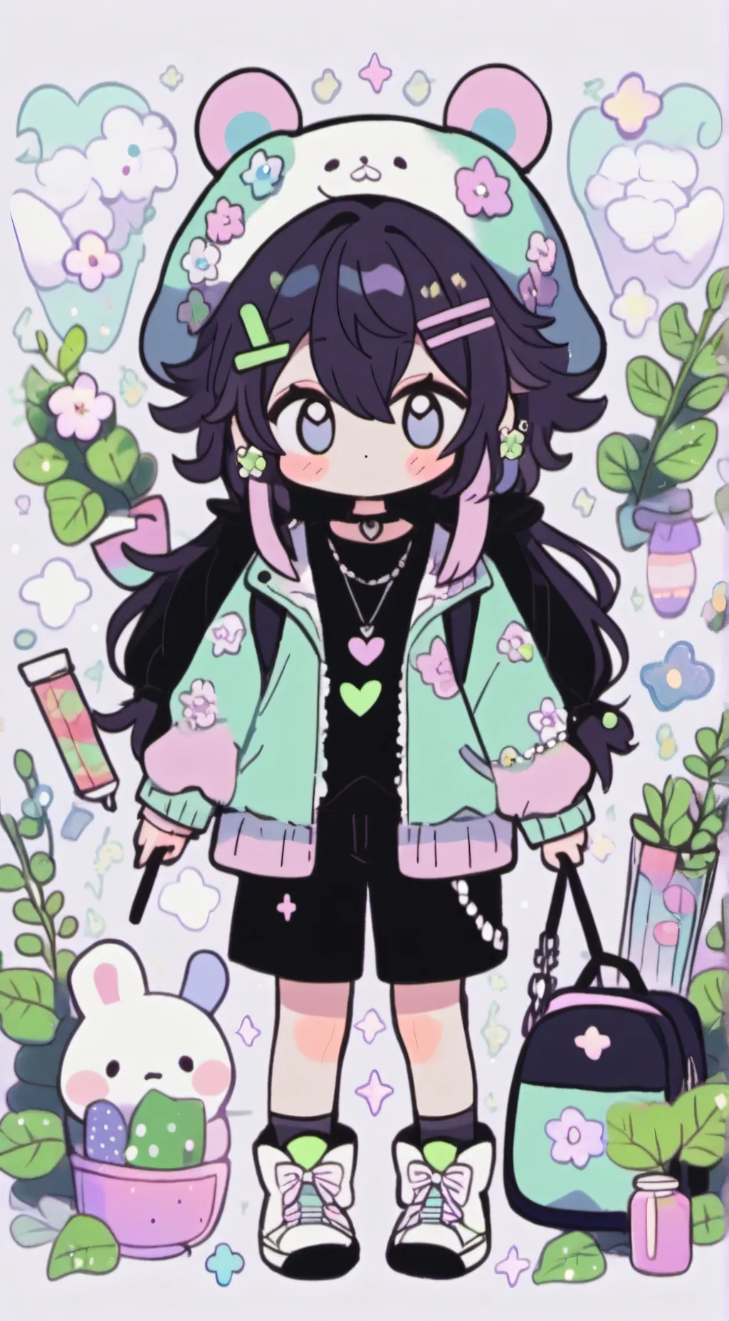 ai character: Aria background