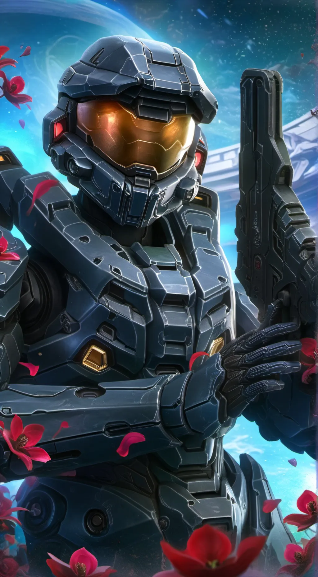 ai character: Ava  background