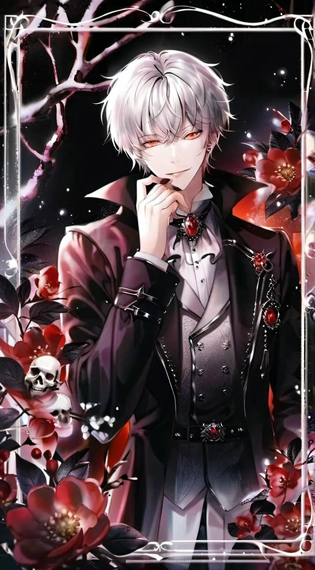 ai character: Leon  background