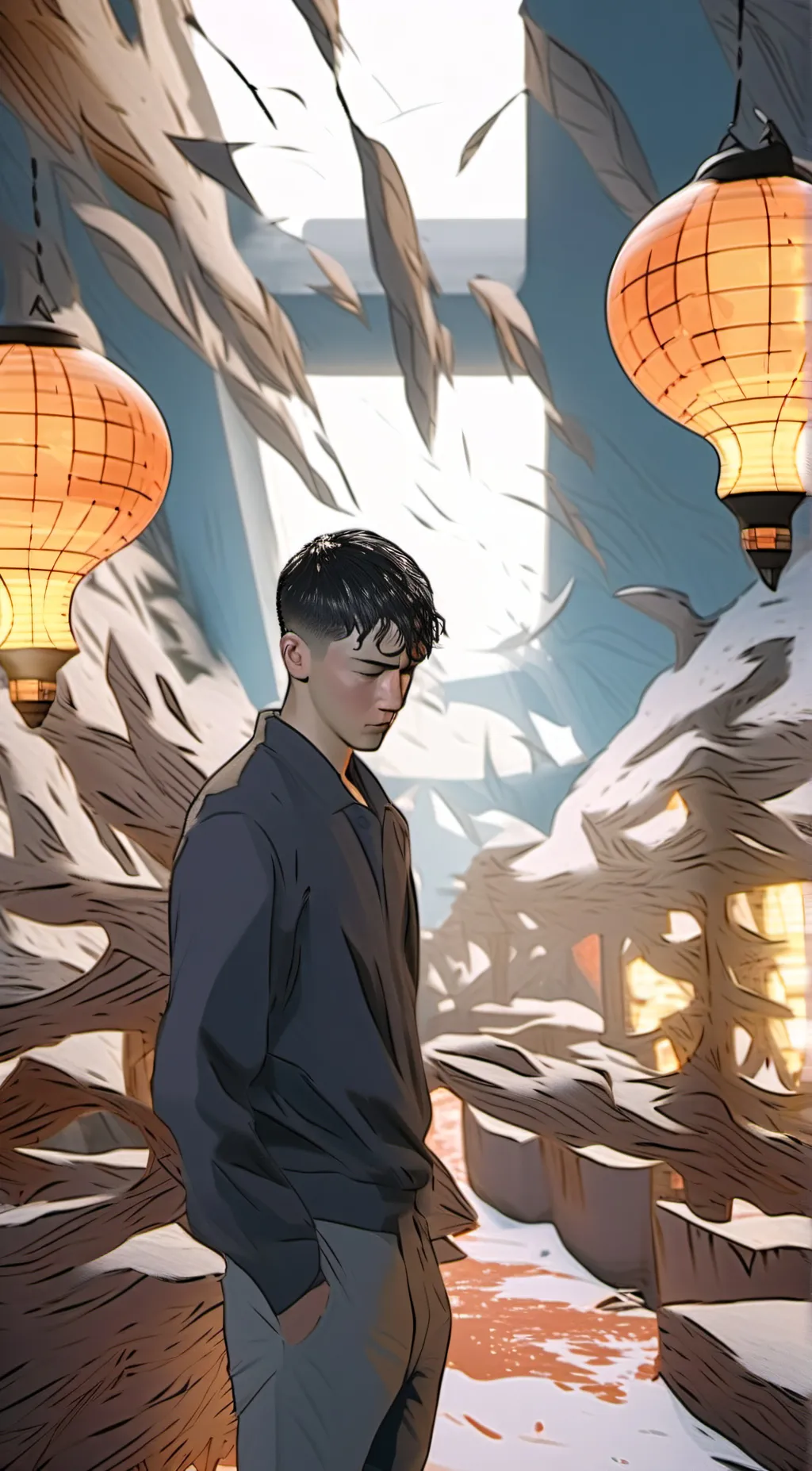 ai character: Noah  background