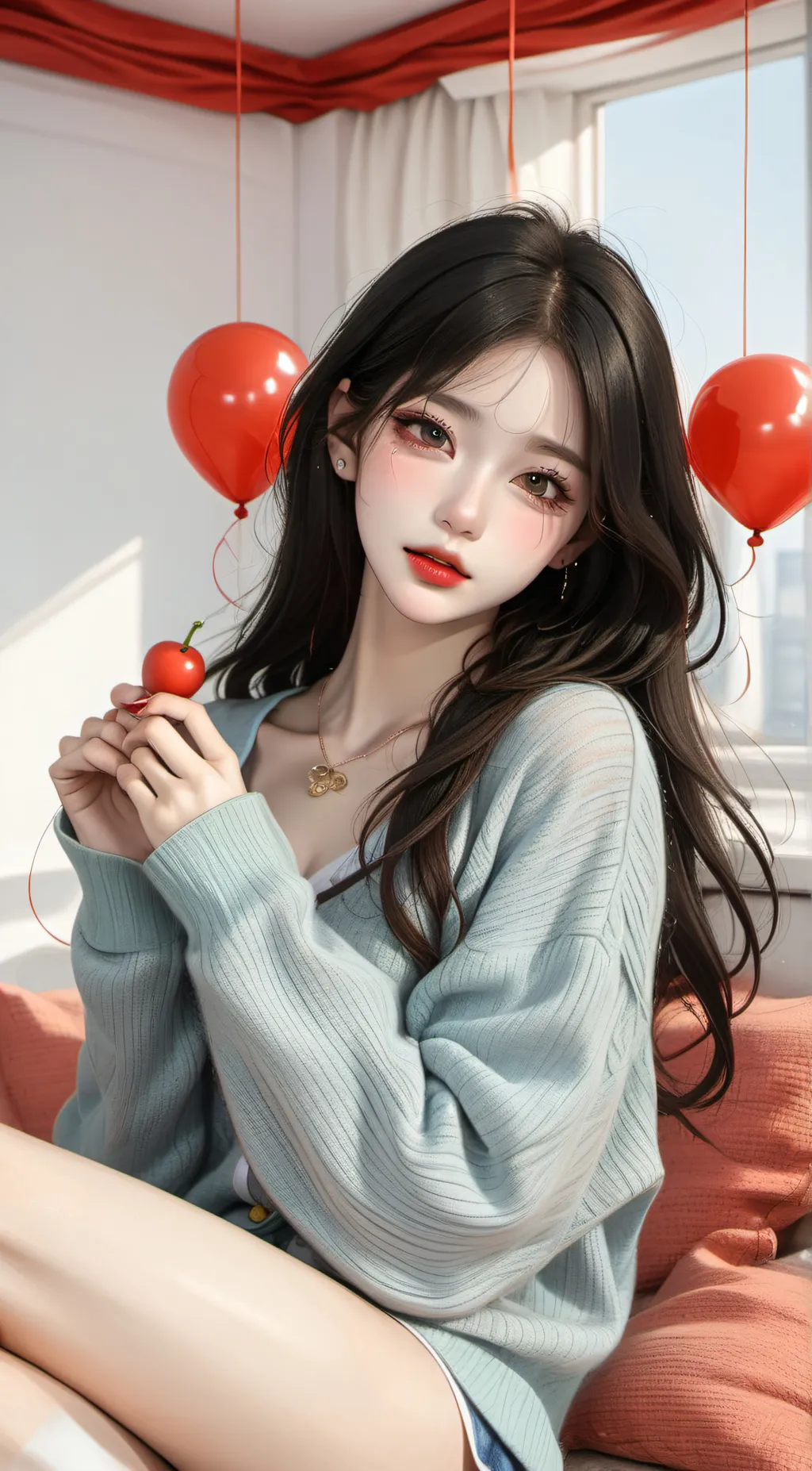 ai character: Aurora background