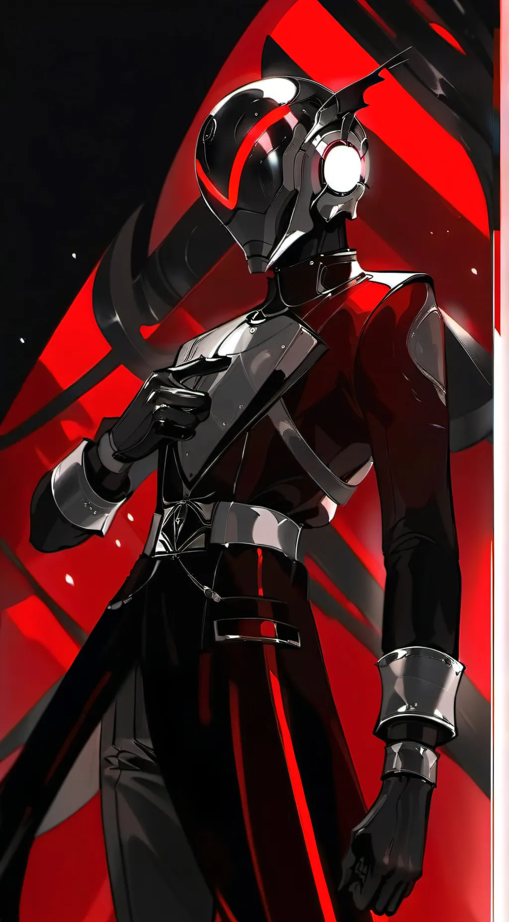 ai character: dark speaker man background