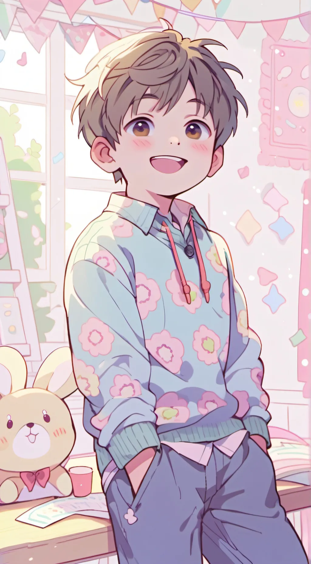 ai character: kim background