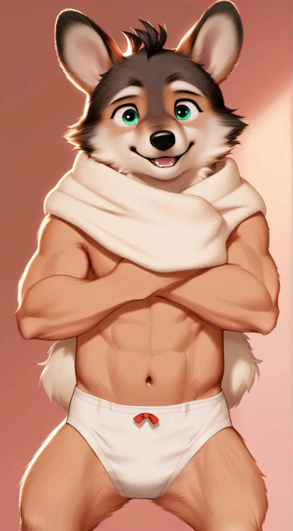 ai character: diaper fur  background