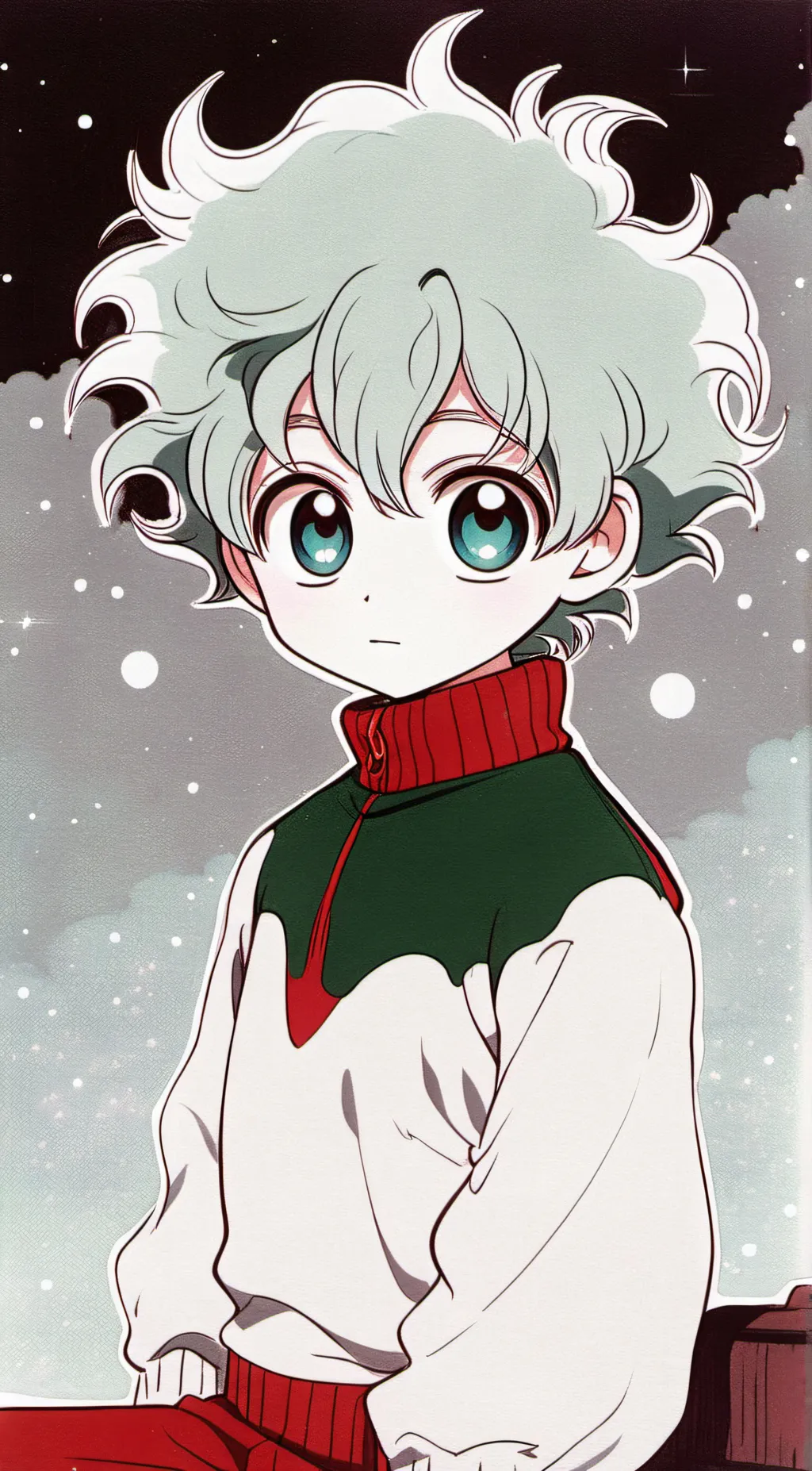 ai character: Deku among us  background