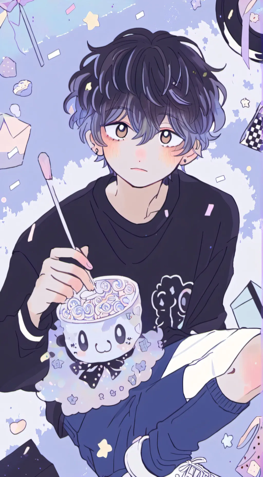 ai character: Adrien background