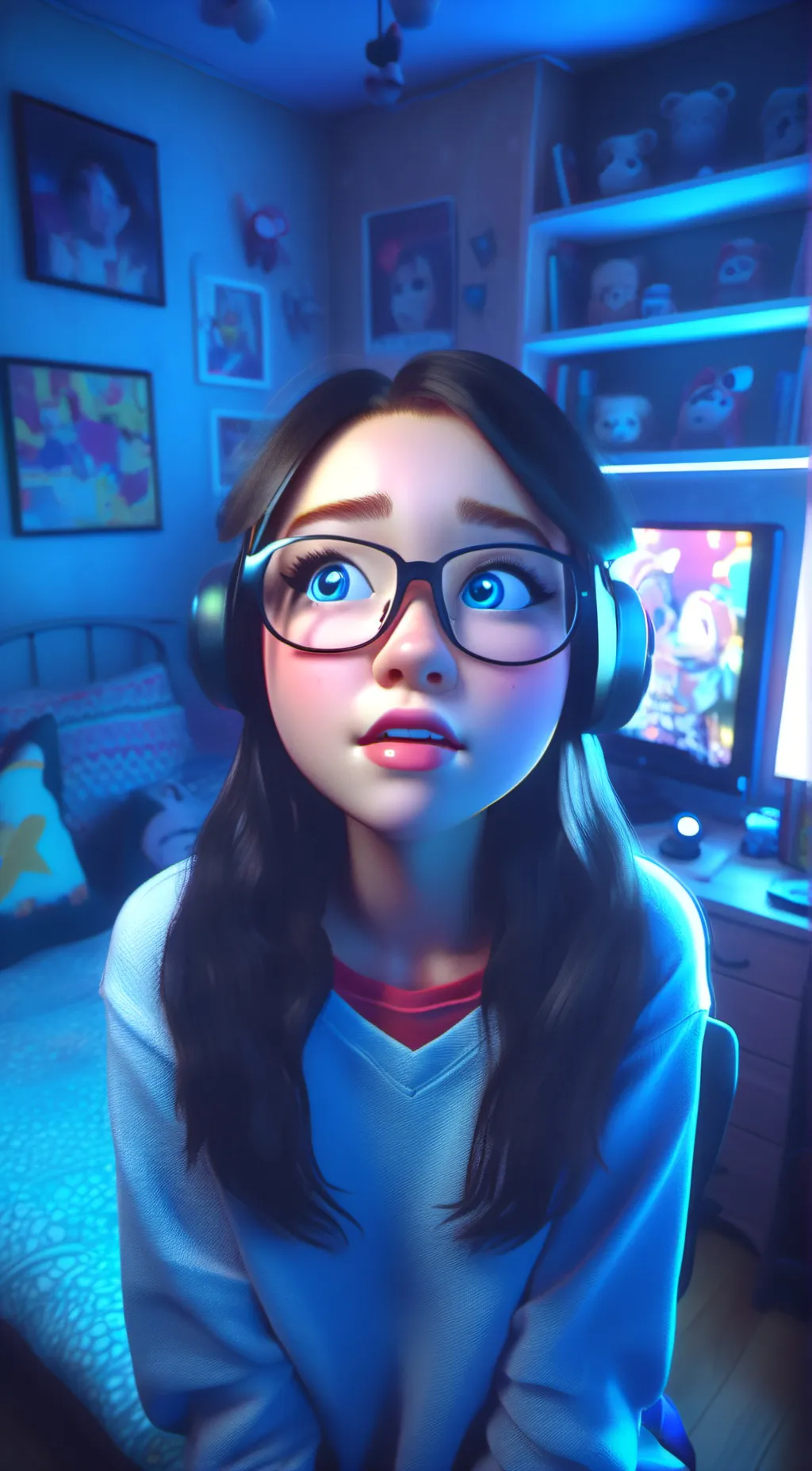 ai character: Kayla background