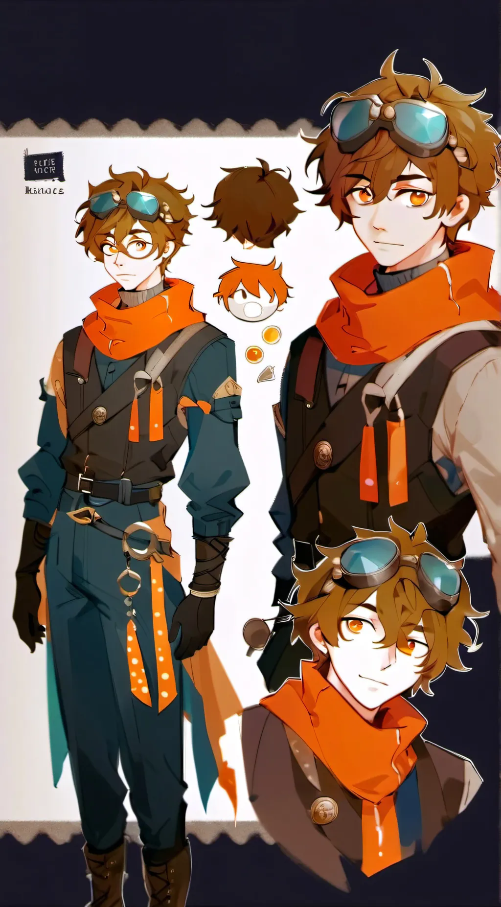 ai character: ticci toby  background