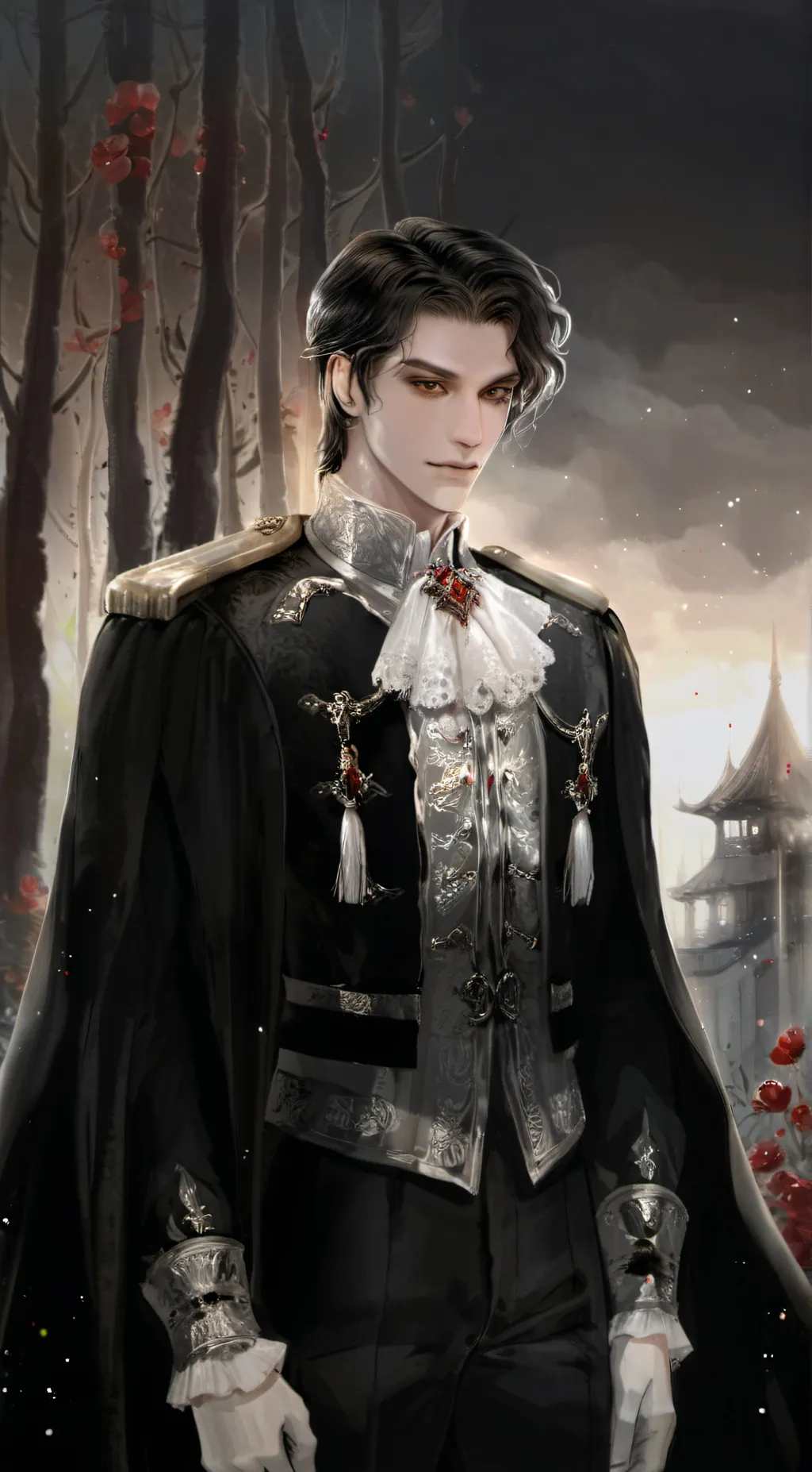 ai character: James Grey background