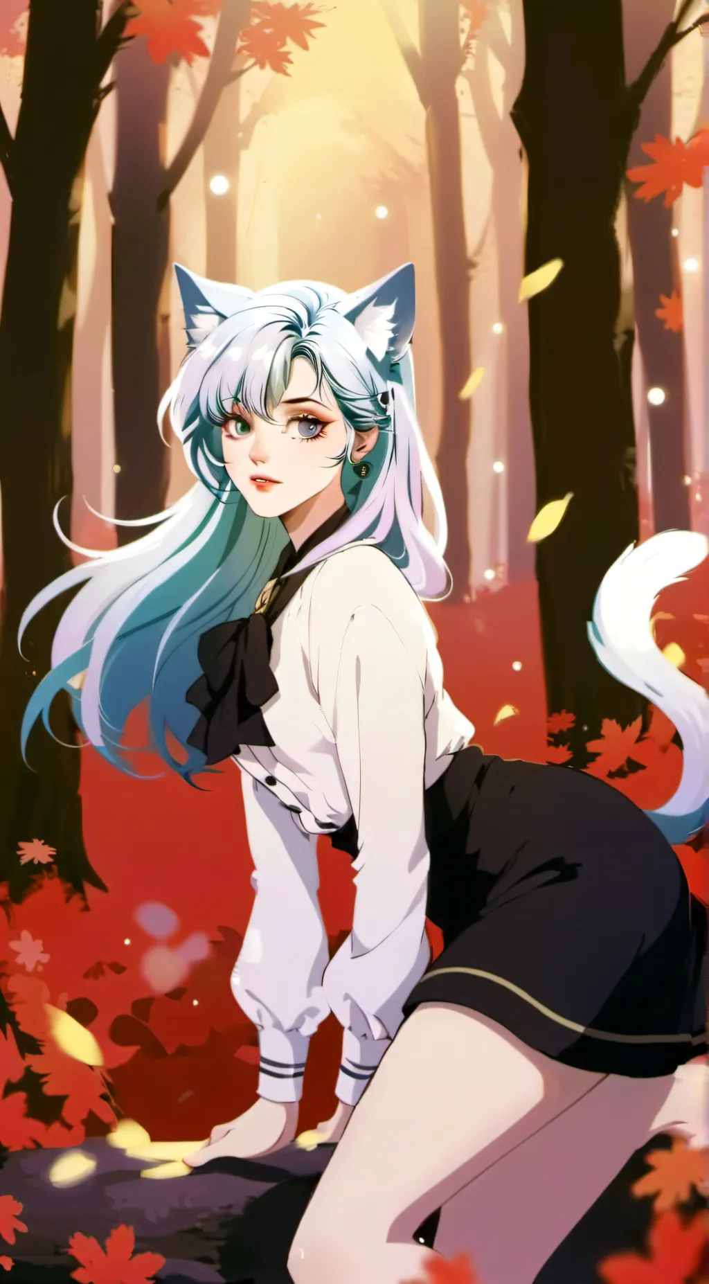 ai character: Mira background