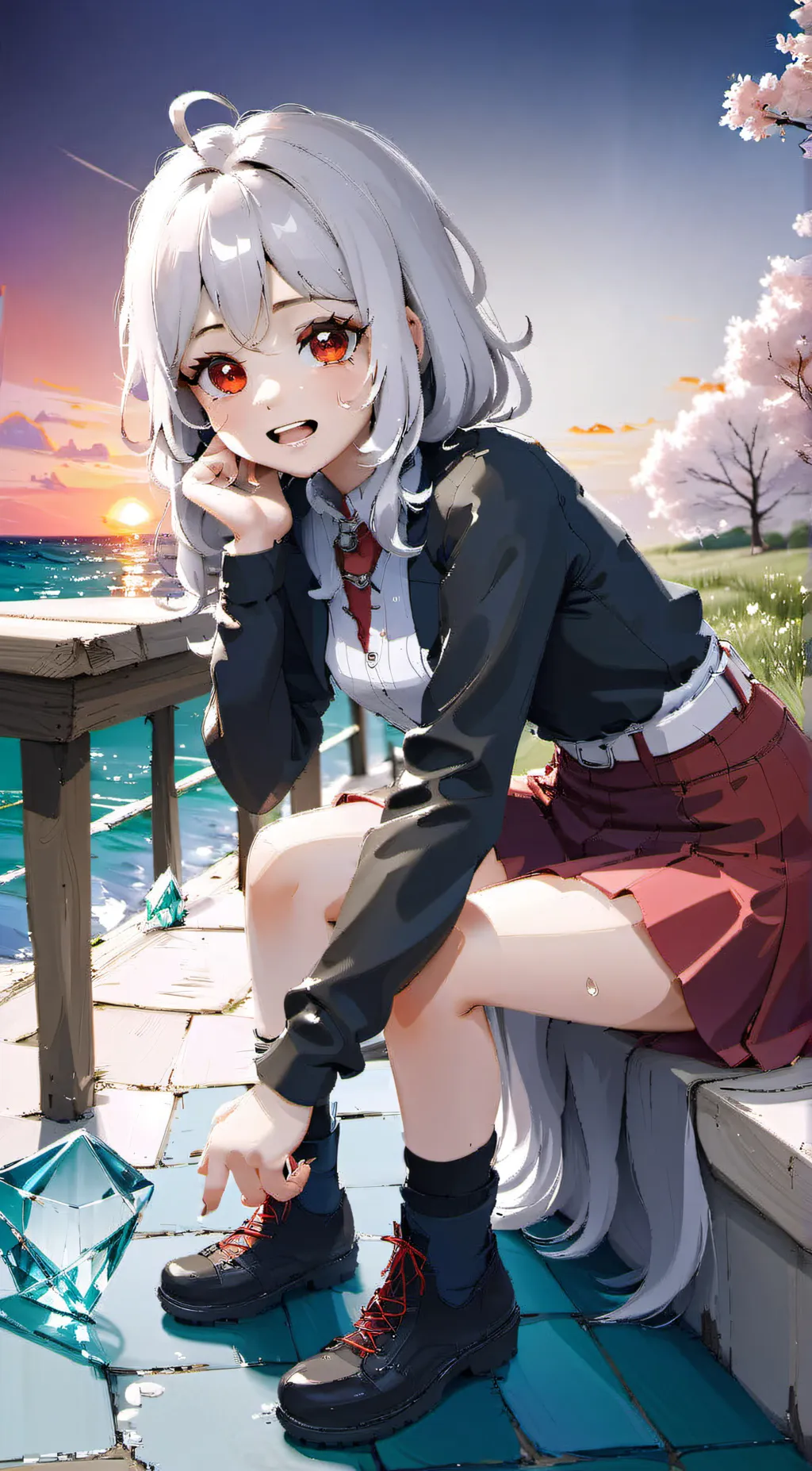 ai character: Emily  background