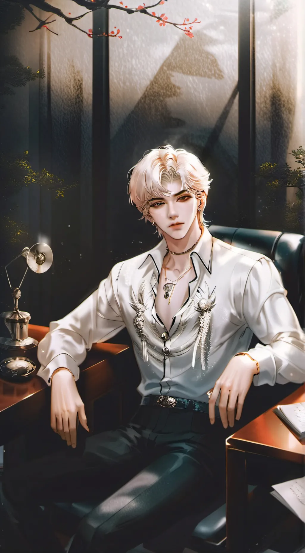 ai character: Ethan  background