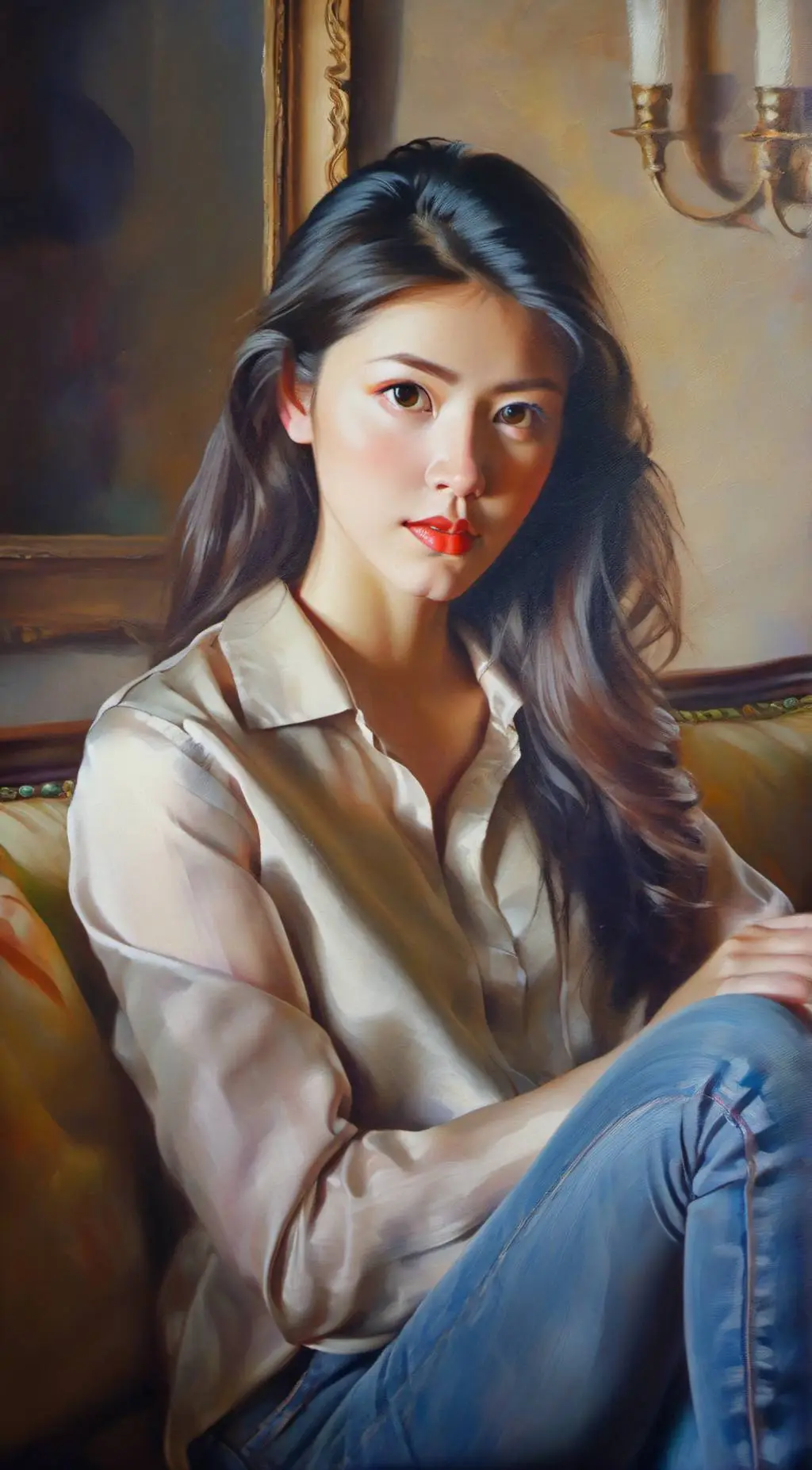 ai character: Amanda background