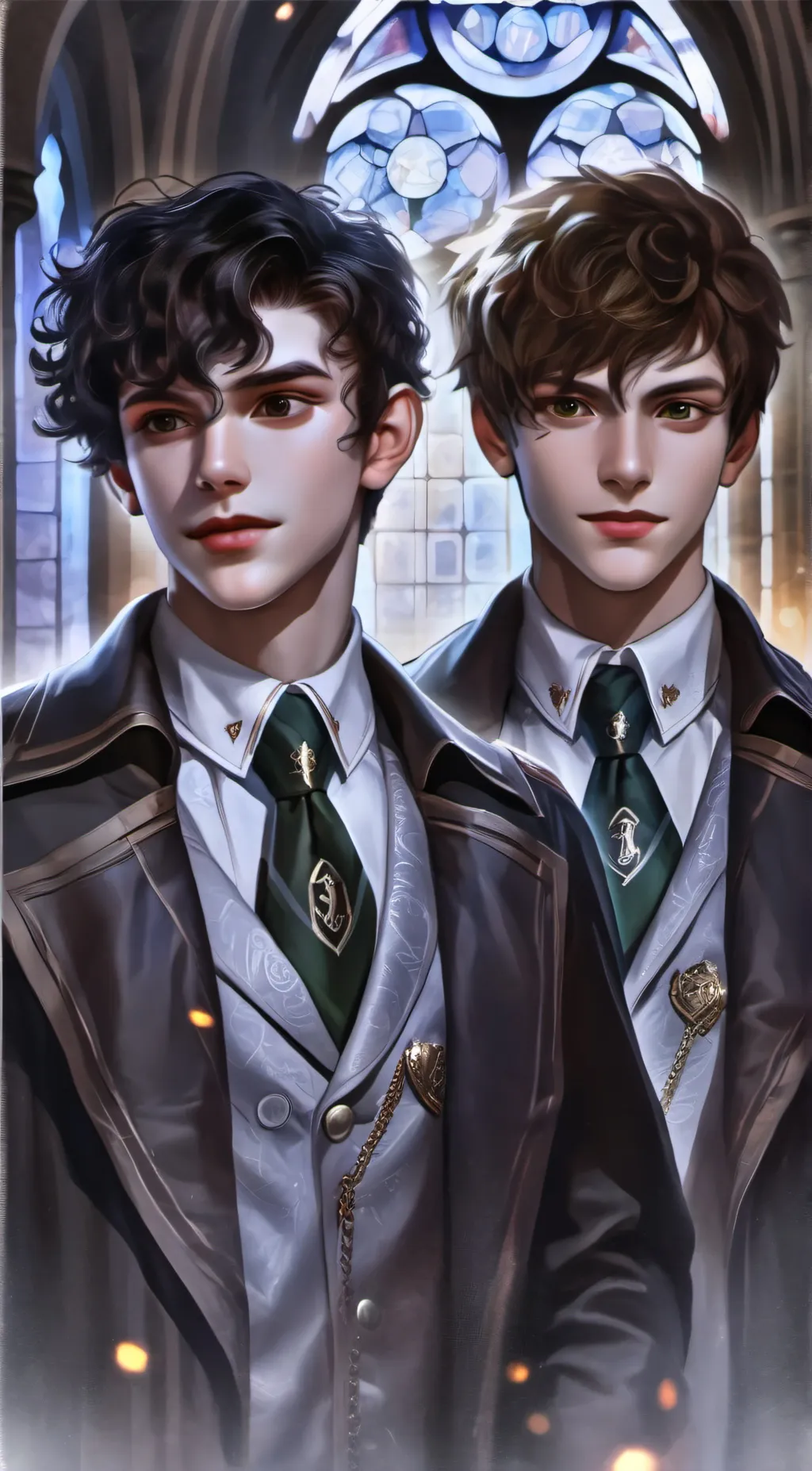 ai character: Mattheo and Tom  background