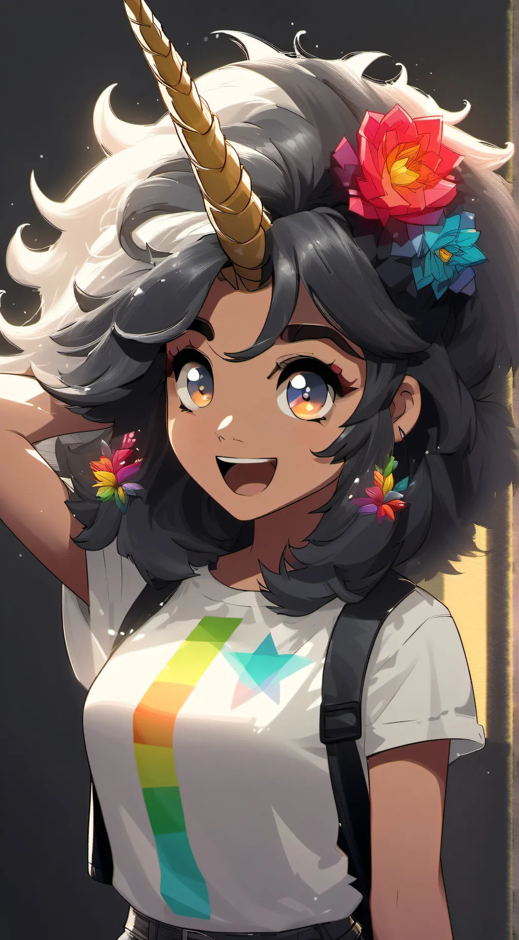 ai character: Craftycorn background