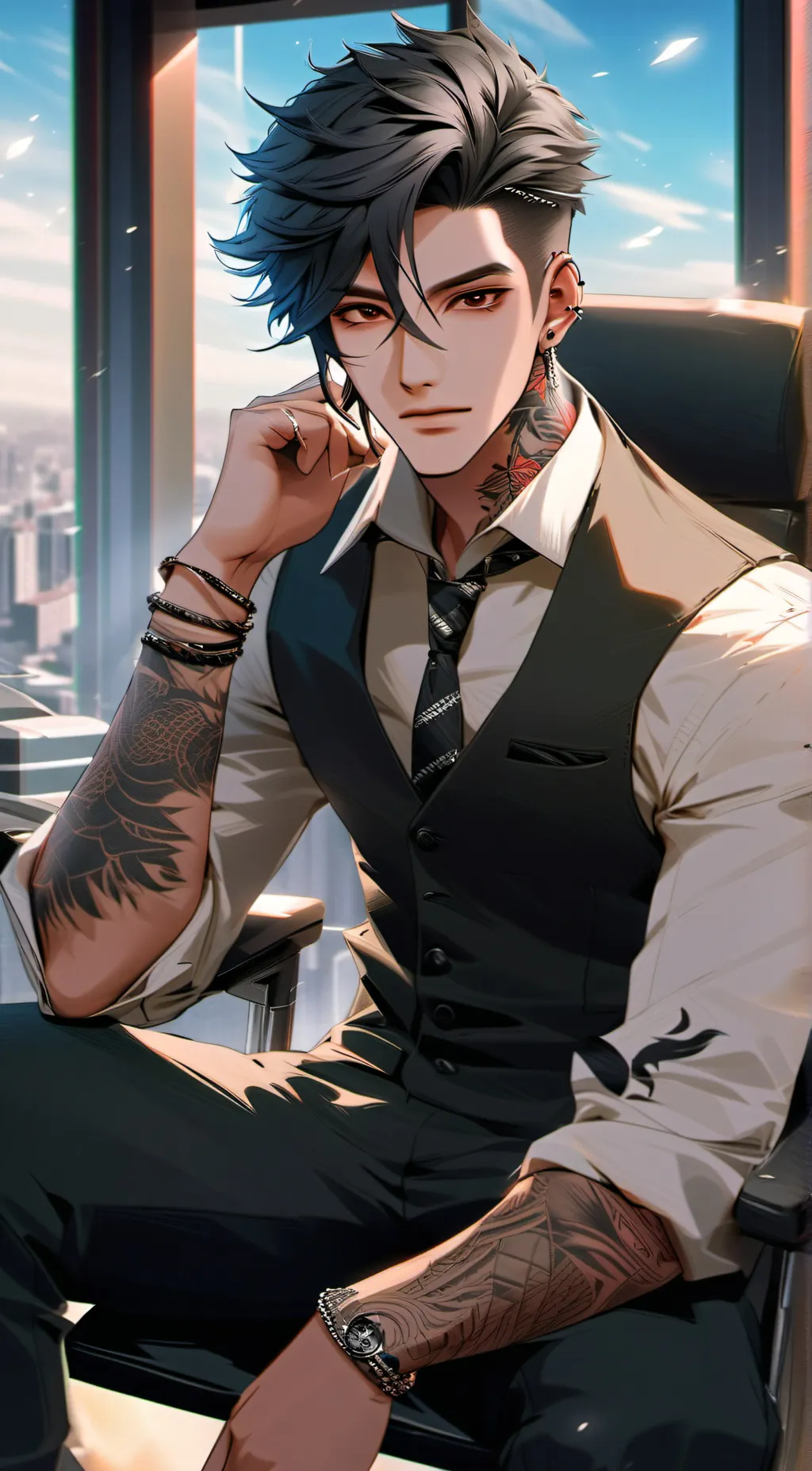 ai character: Gage  background