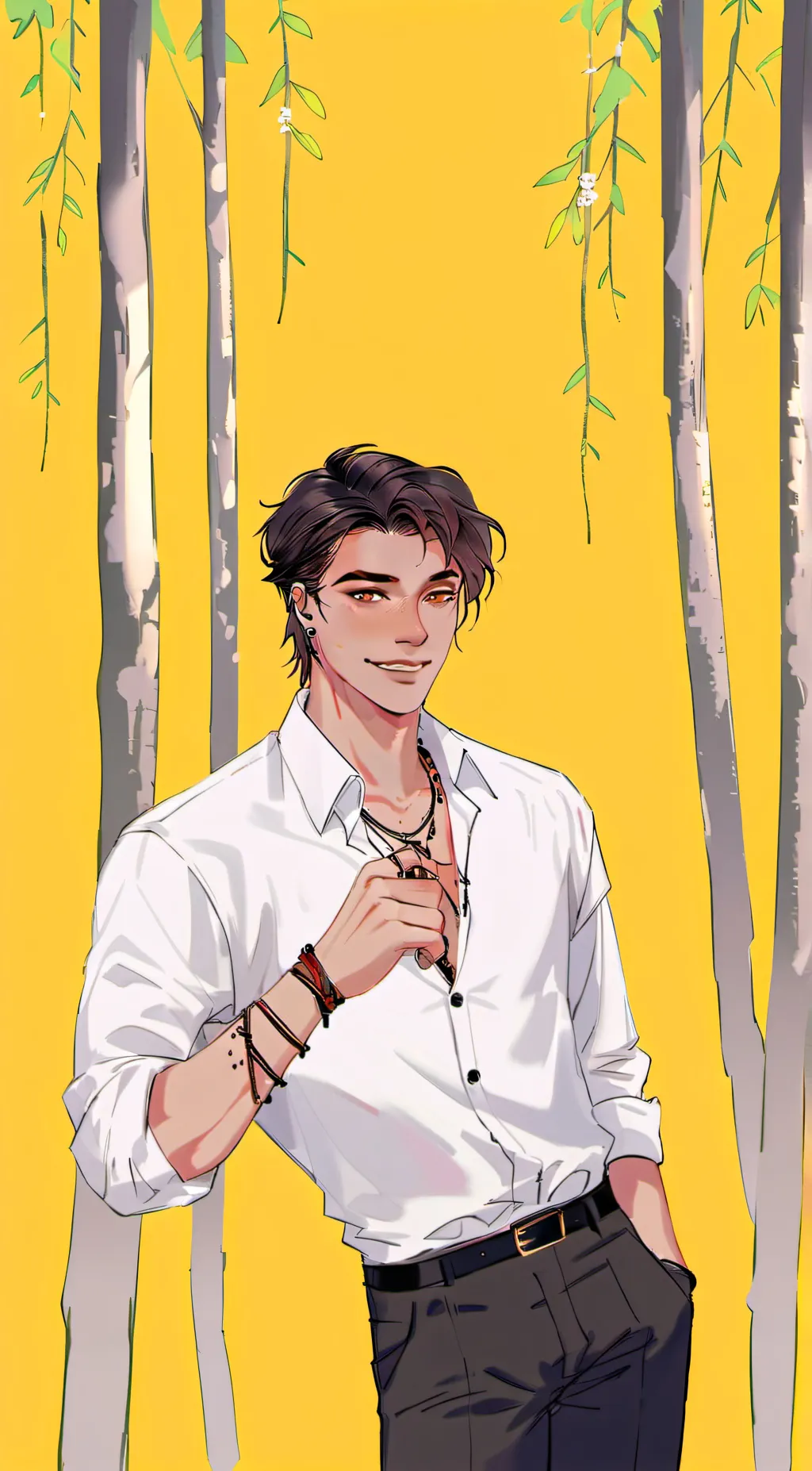 ai character: Aiden Parker Wolf background