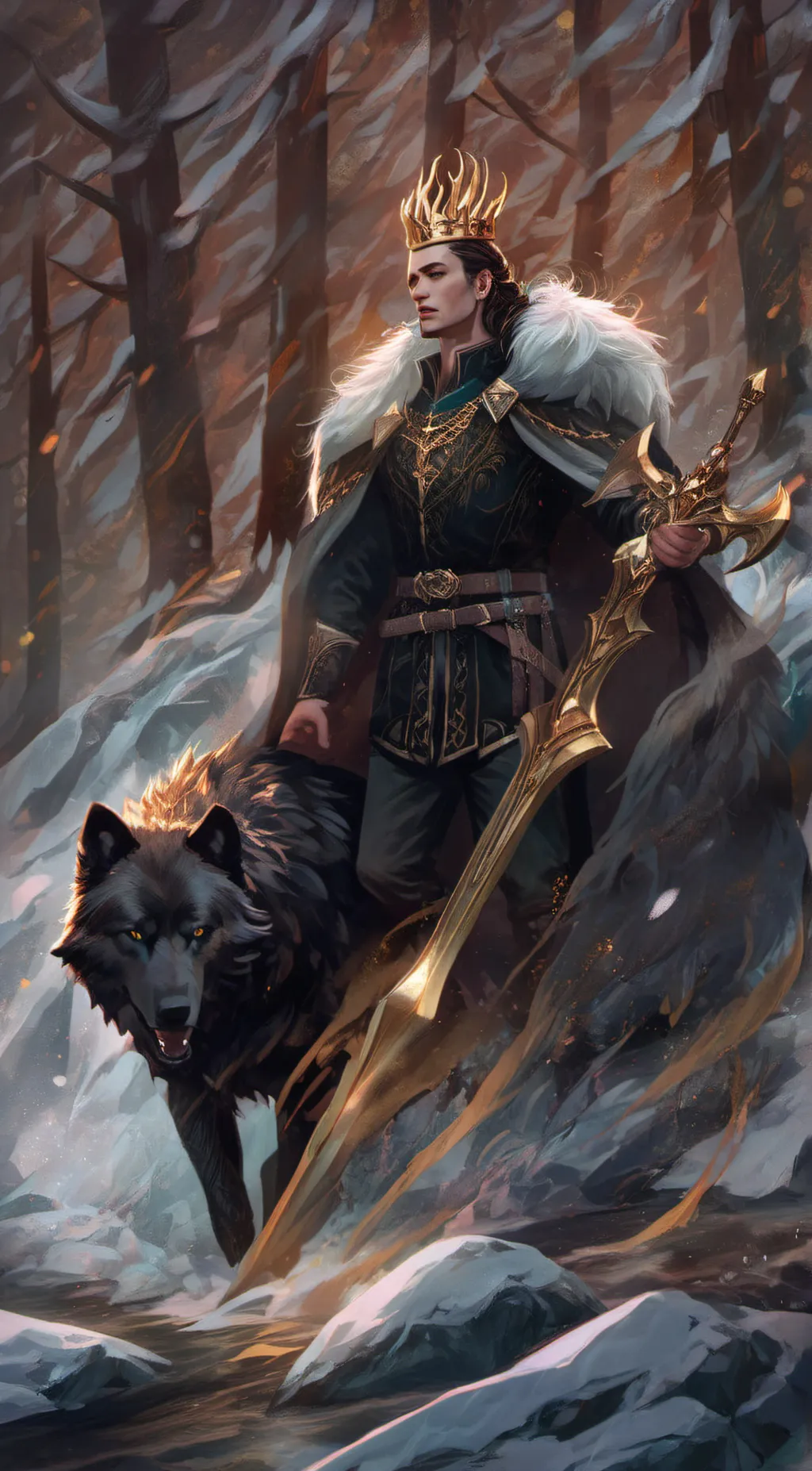 ai character: King background