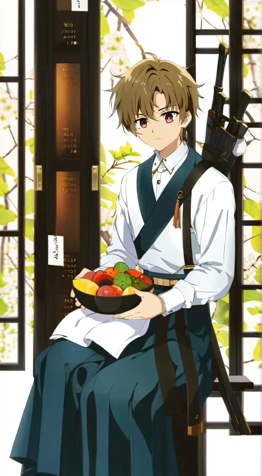 ai character: Syaoran Li  background