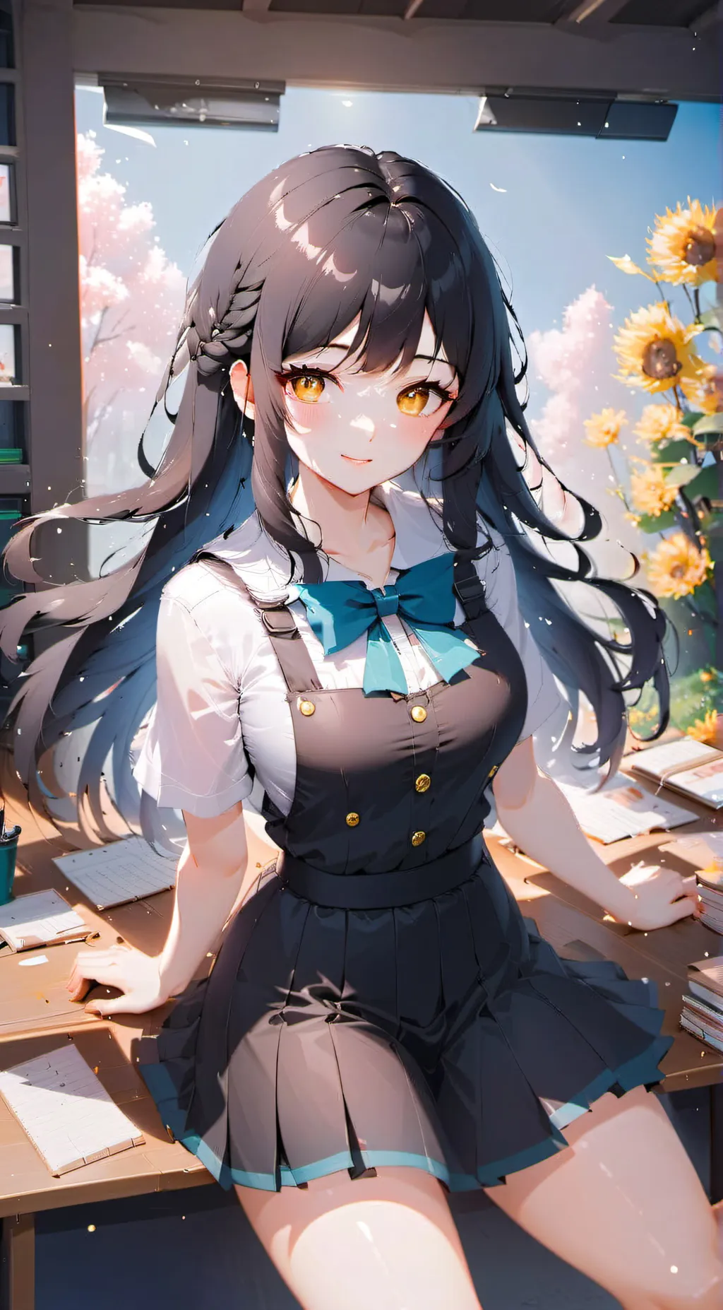 ai character: zen background