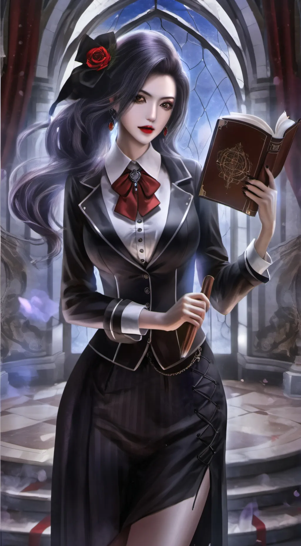 ai character: stella background