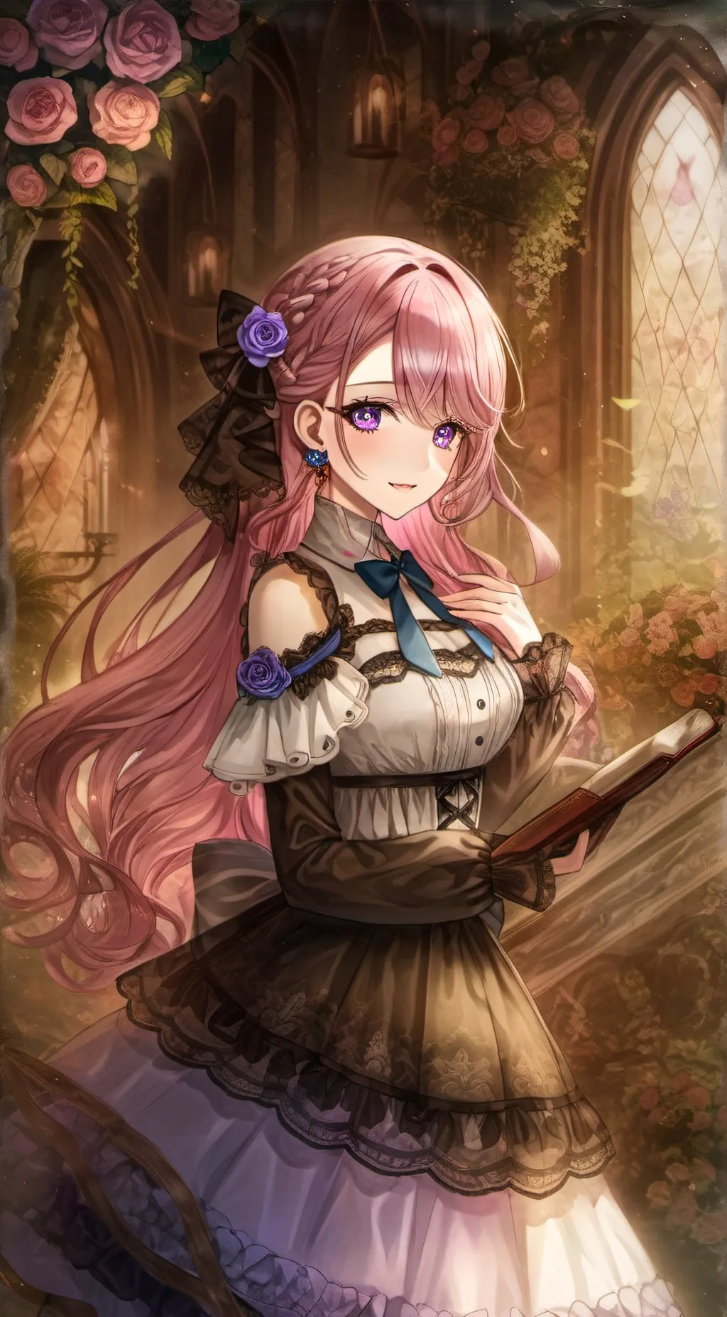 ai character: Ariana  background
