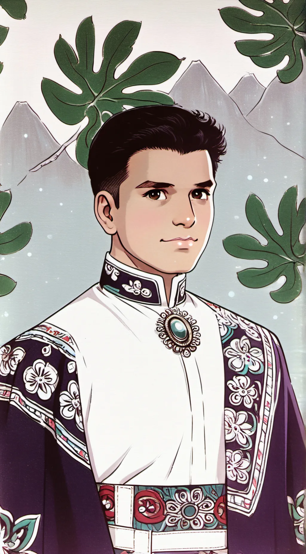 ai character: Florentino  background