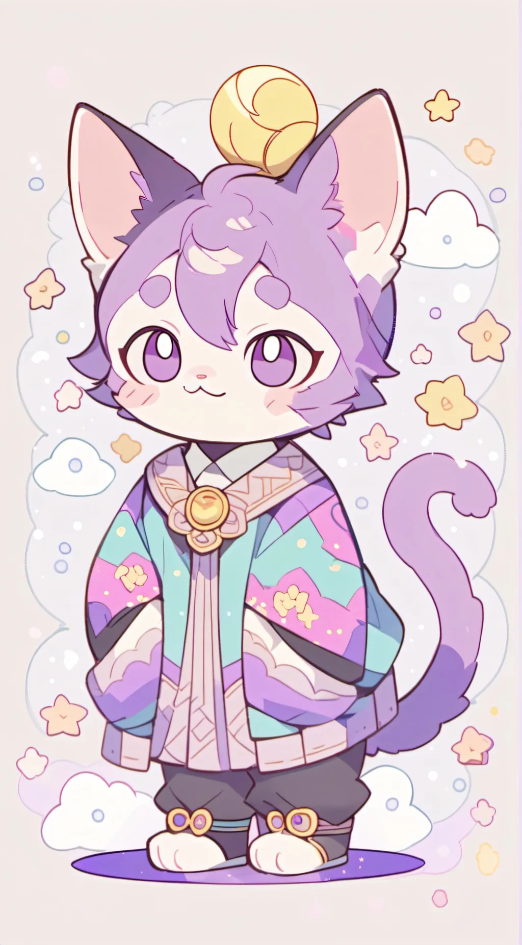 ai character: CatNap  background