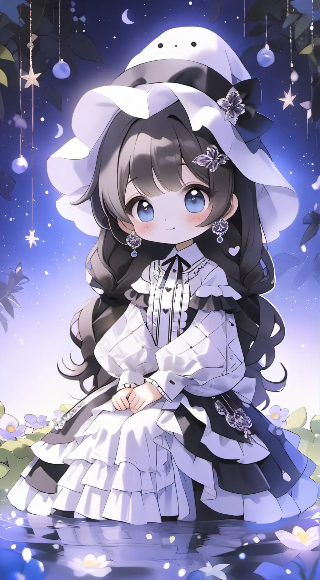 ai character: Star background