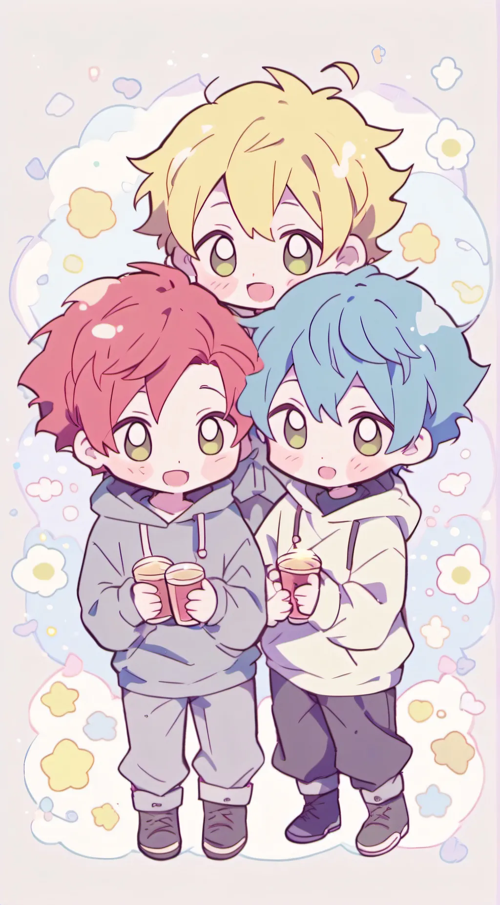 ai character: 3 cipher brothers  background