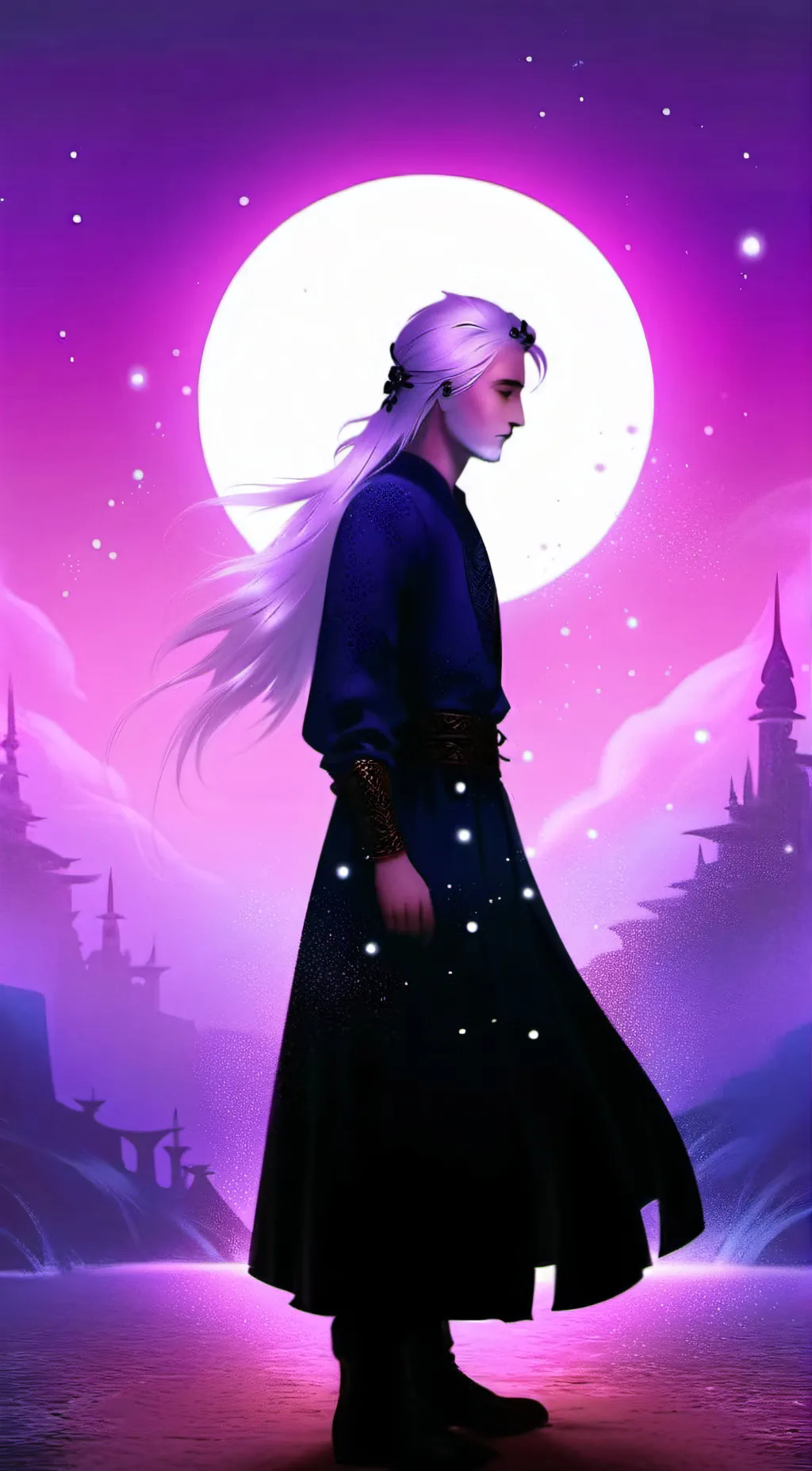 ai character: demon slayer!  background