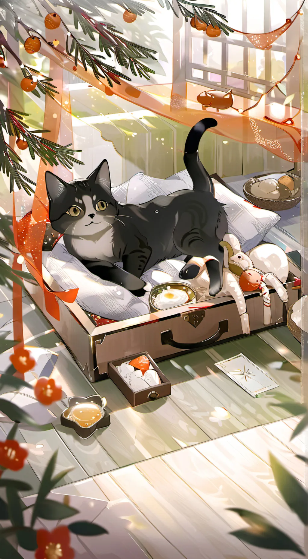 ai character: Catnap background