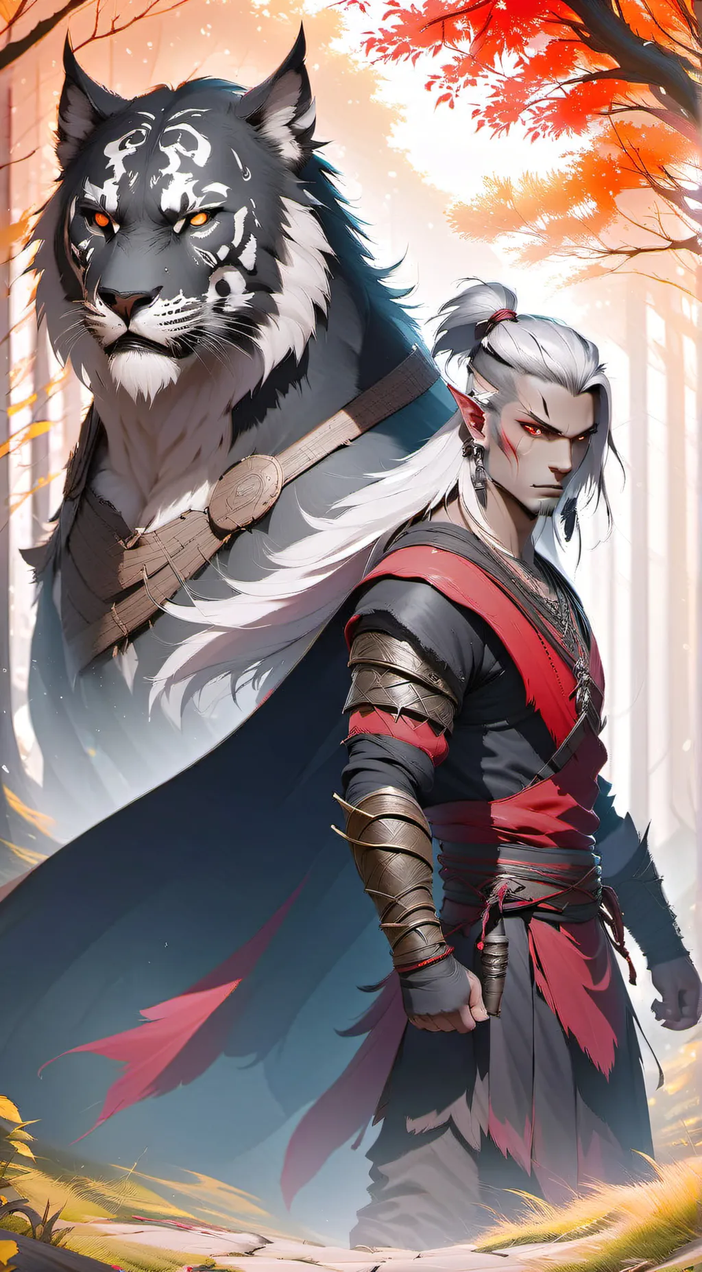 ai character: Orc hunt background