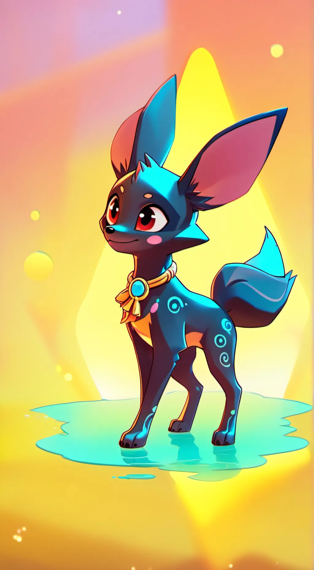 ai character: Umbreon background