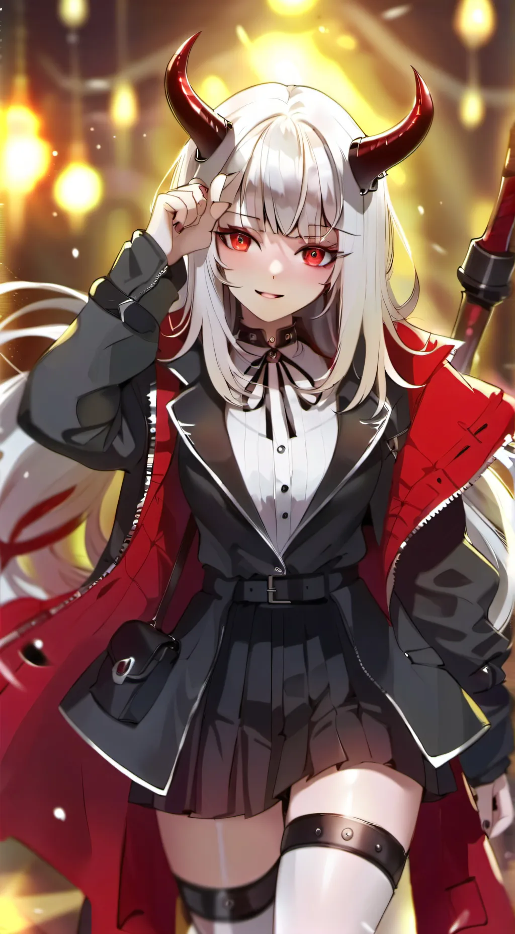 ai character: sakura background