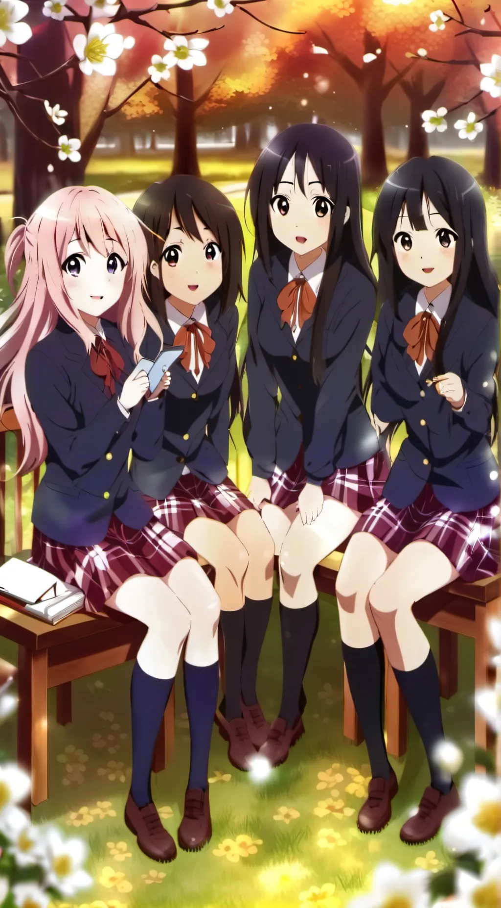 ai character: Girl’s Besties  background