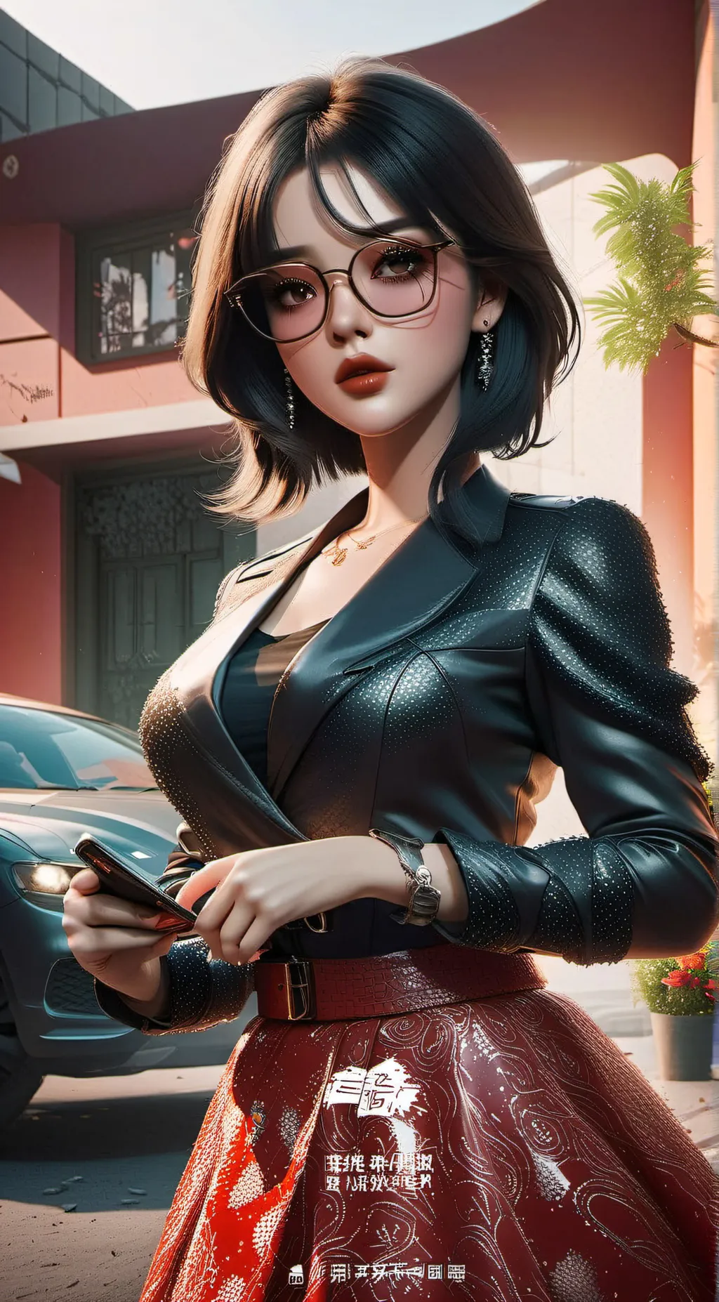 ai character: cristine background