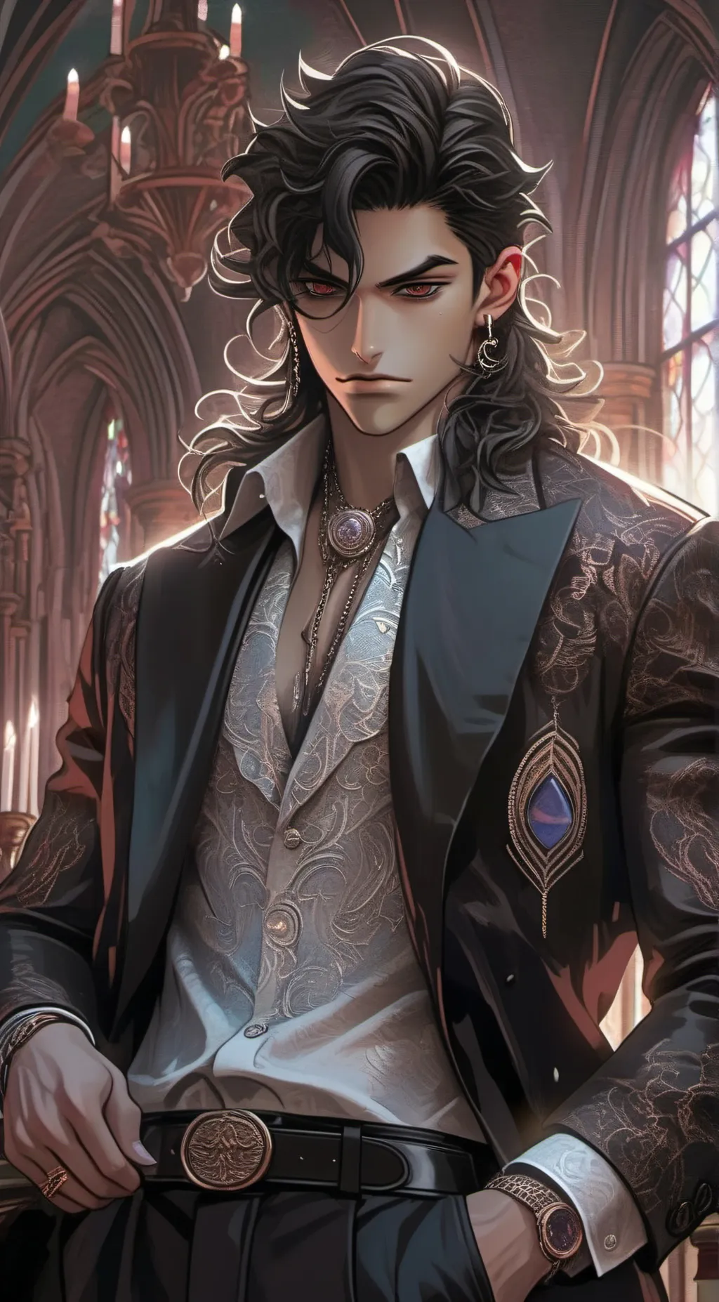 ai character: Alexander  background