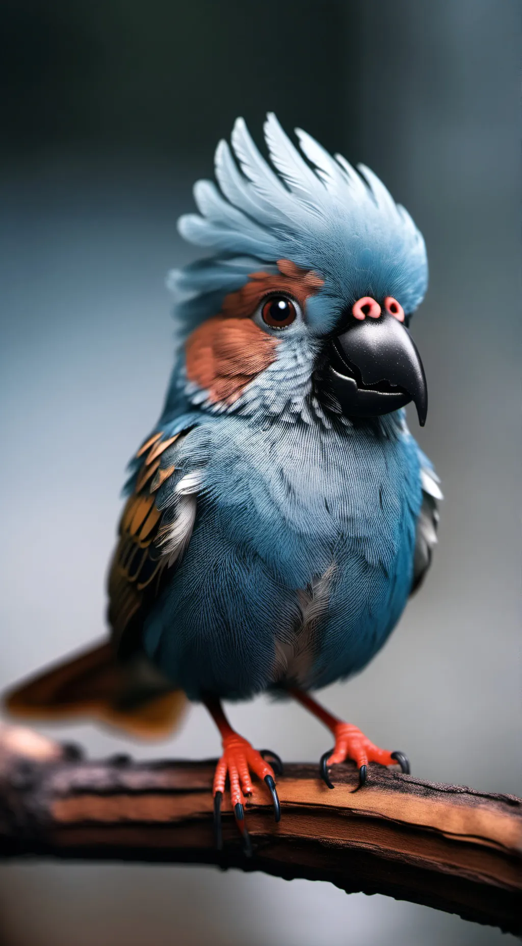 ai character: Buddy the bird background