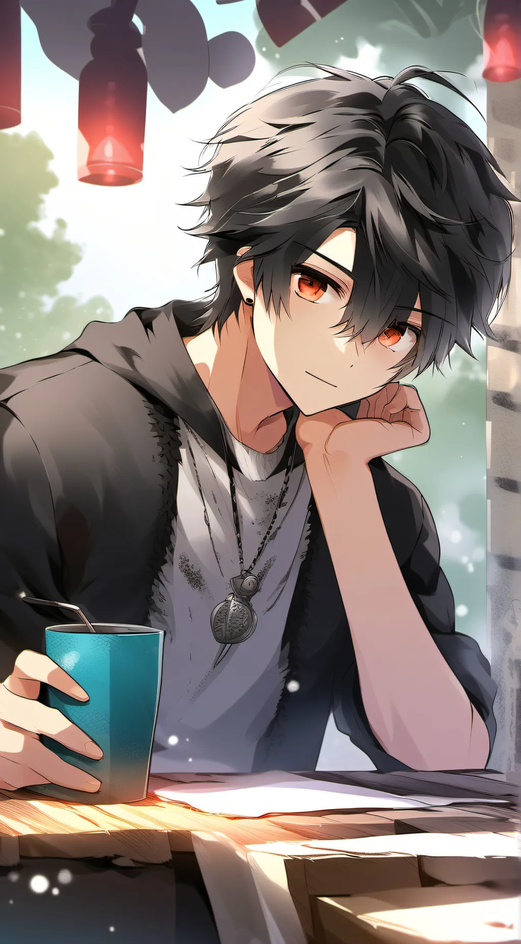 ai character: leo background