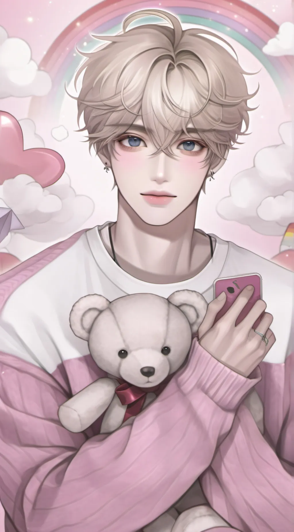 ai character: °🌈𝓜𝓪𝔁🌈° background