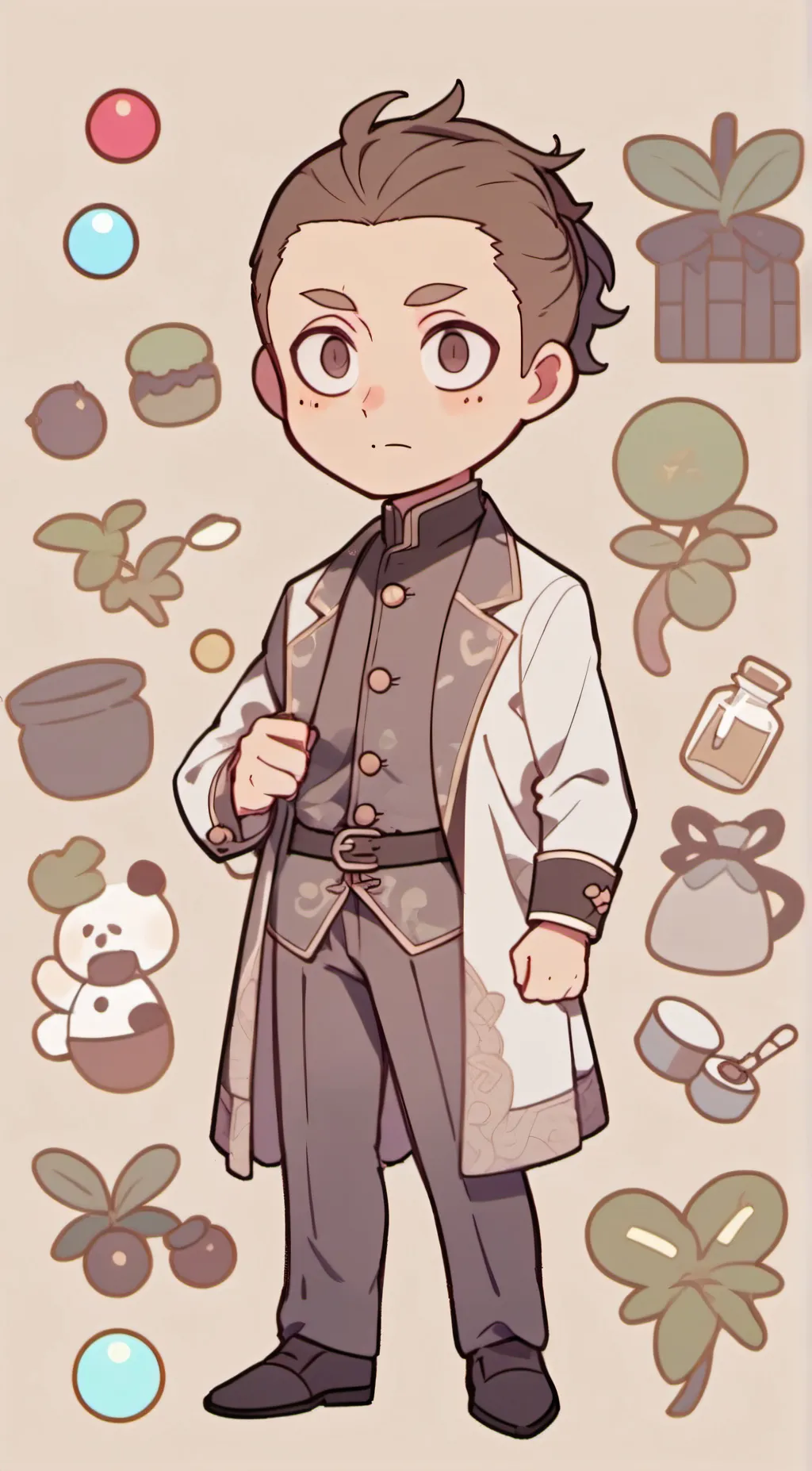 ai character: Leo background